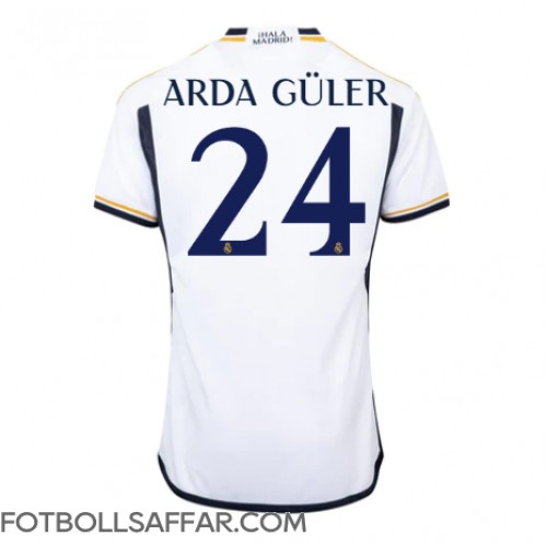 Real Madrid Arda Guler #24 Hemmatröja 2023-24 Kortärmad
